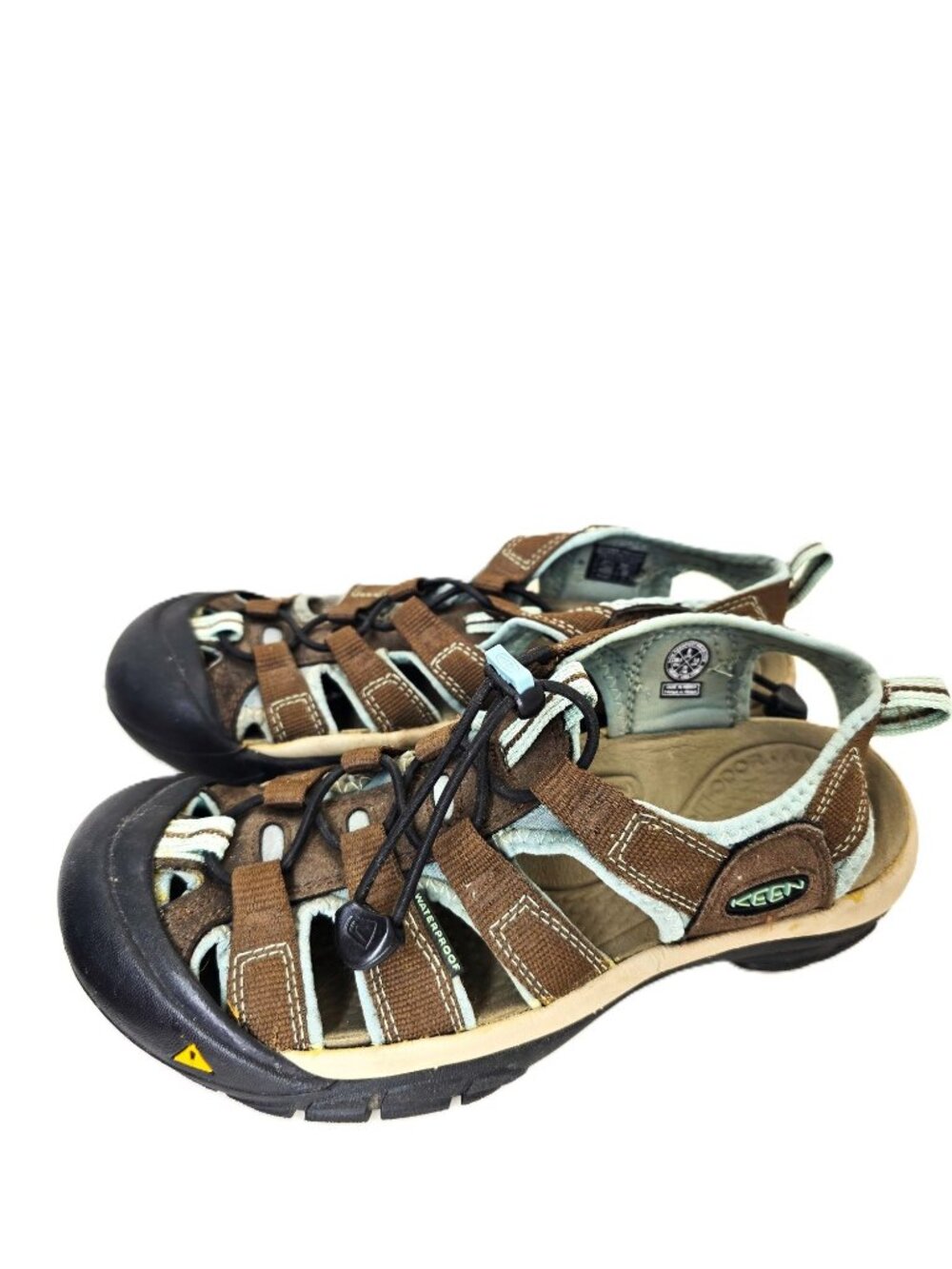 KEEN Original Waterproof Sandals Newport H2 Slate Walnut Brown Outdoor Women 8
